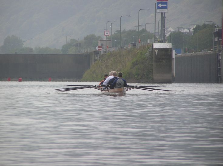 5. und letzte Schleuse geschafft
